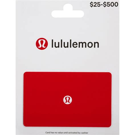 lululemon online gift card.